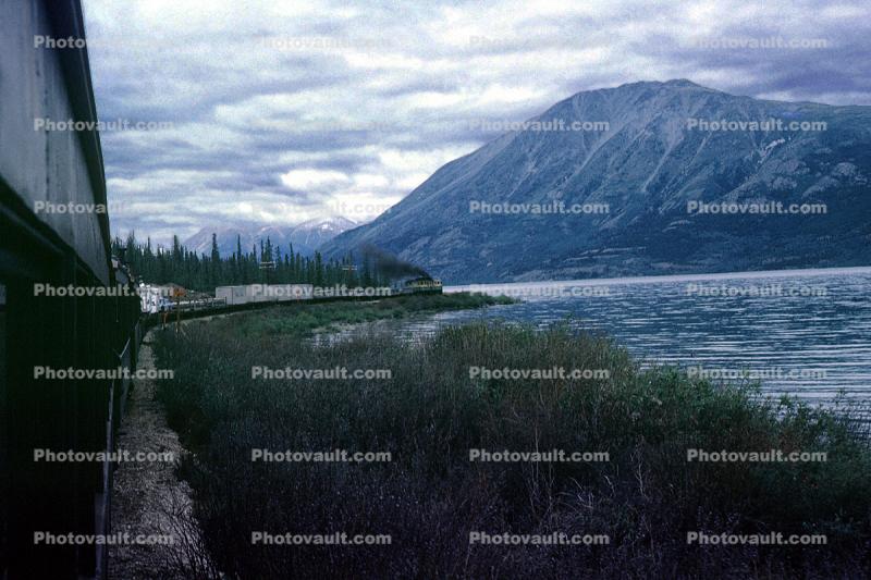 near Skagway, Alaska Railroad, W. P. & Y. R., White Pass & Yukon Route, 1960s