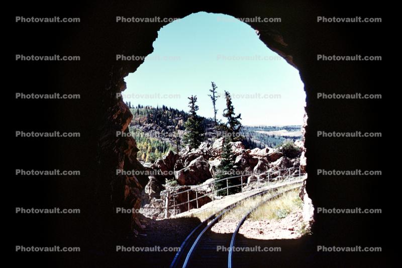 Tunnel, Cumbres & Toltec Scenic Railroad, D&RGW, 1973, 1970s