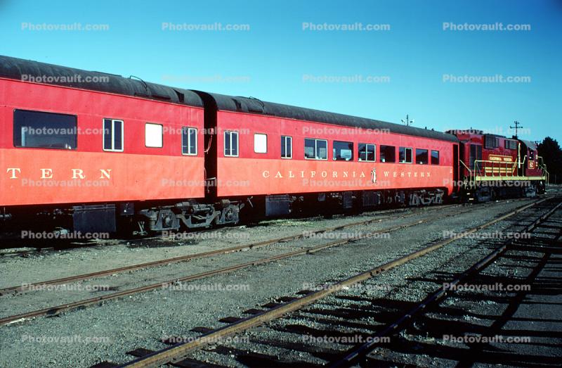 California Western, Skunk Railroad, Mendocino County, Passenger Railcar