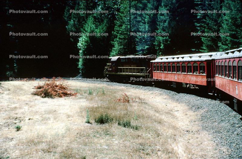 California Western, Skunk Railroad, Mendocino County