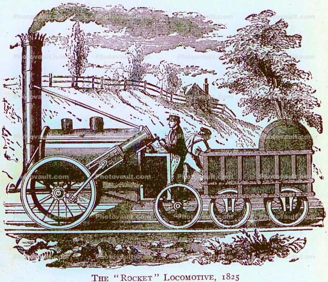 The Rocket Locomotive, 1825
