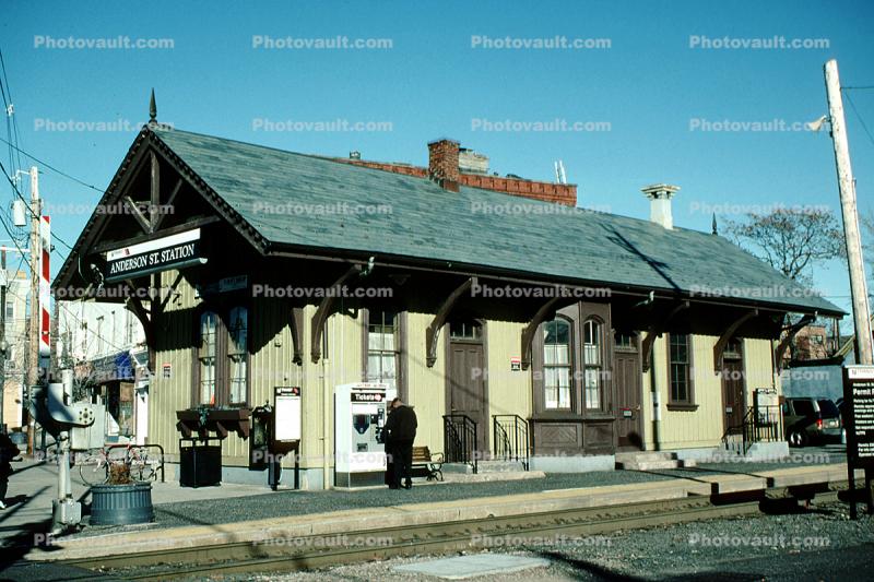 Train Station, Depot, Anderson Street, New Jersey, building