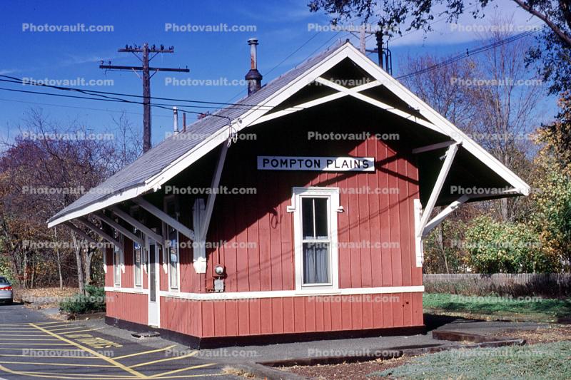 Train Station, Depot, Pompton Plains, Pequannock, New Jersey, building
