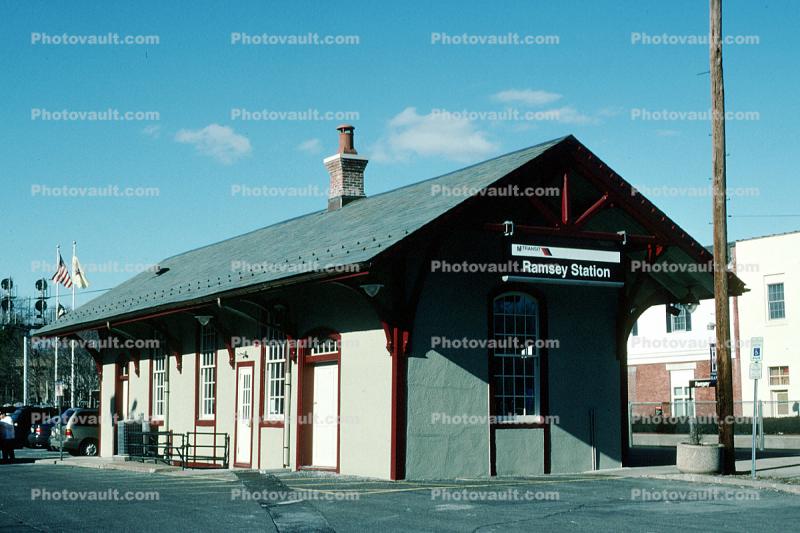 Train Station, Depot, Ramsey, New Jersey, building