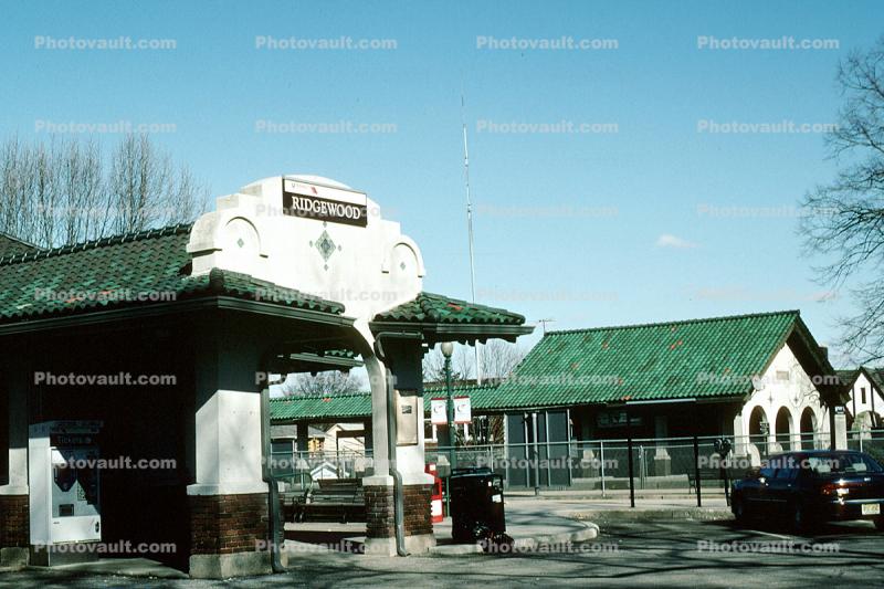 Train Station, Depot, Ridgewood, New Jersey, building