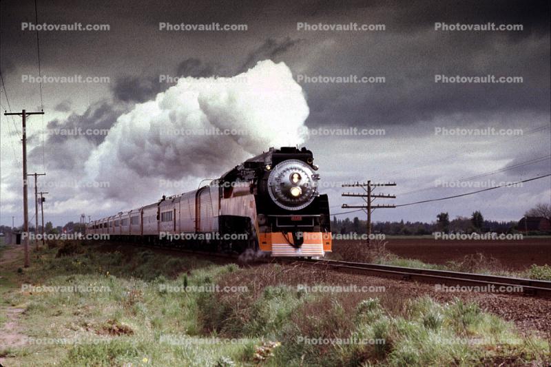 SP 4449, GS-4 class Steam Locomotive, 4-8-4, Southern Pacific Daylight Special trainset