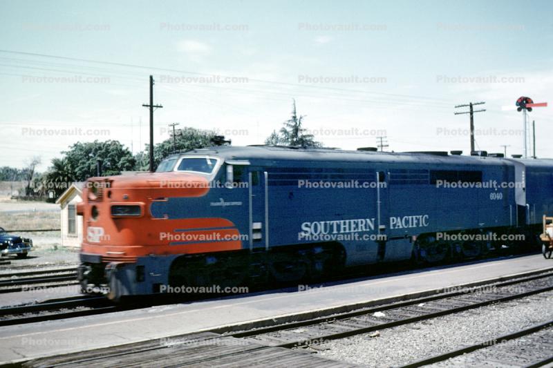 SP 6040, Southern Pacific, ALCO PA-1, August 1961, 1960s