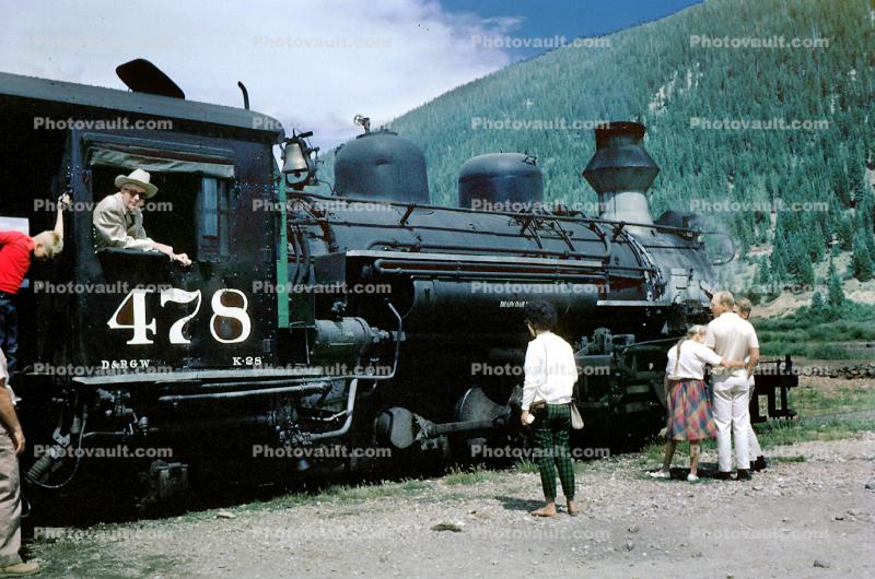 D&RGW 478, Durango & Silverton Narrow Gauge Railroad, Colorado, Baldwin Locomotive Works