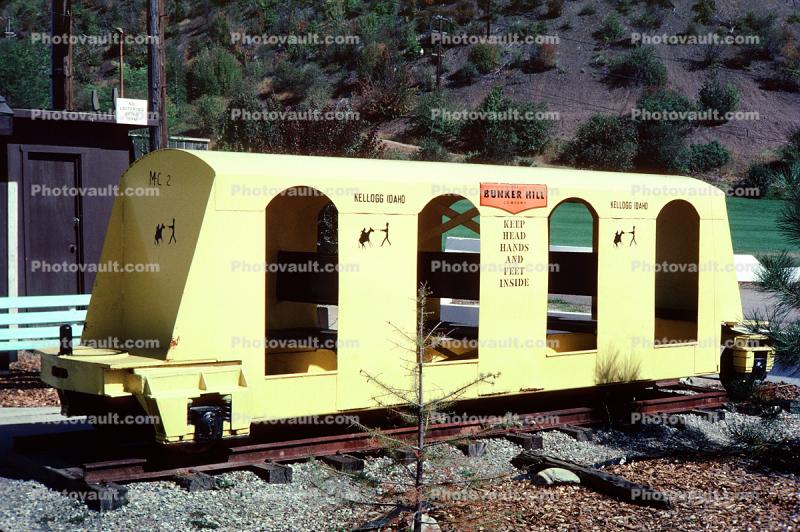 The Bunker Hill company, Kellog Idaho, passenger mining personal carrier car