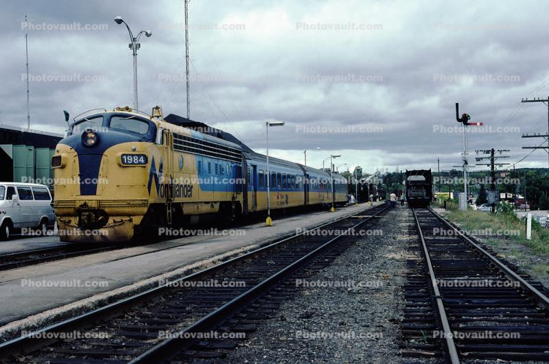Northlander ONT 1984, EMD FP7A, Ontario Northland Railway, F-Unit Diesel Locomotive