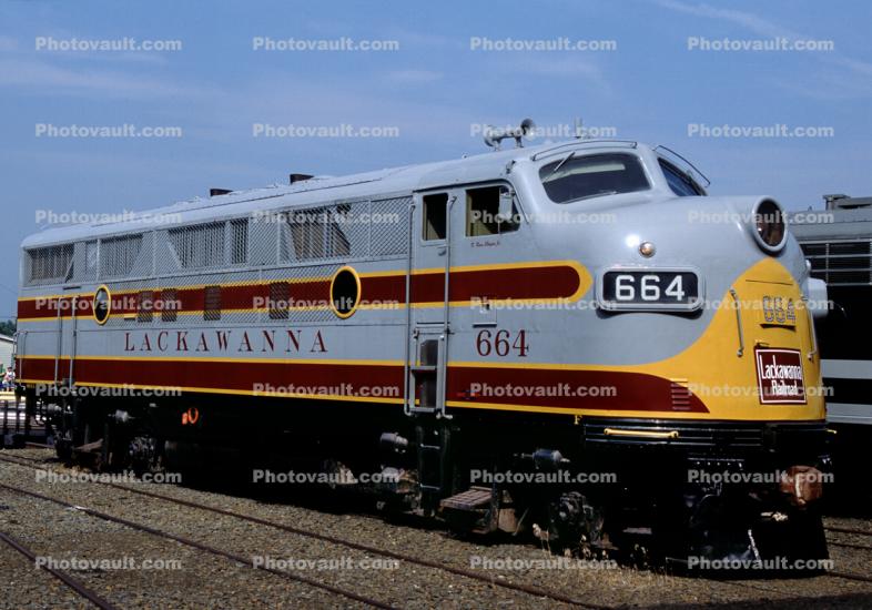 F3A, Lackawanna 664, F-Unit Diesel Locomotive