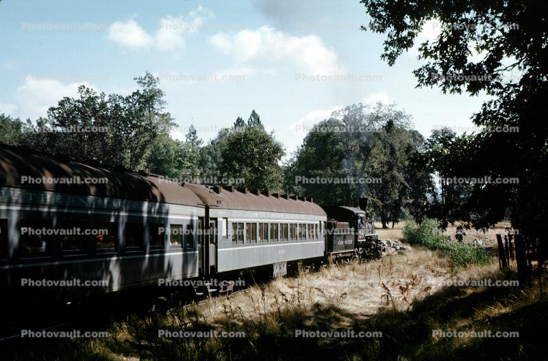 Sierra Railroad #28, 2-8-0, Tuolumne, October 1963, 1960s