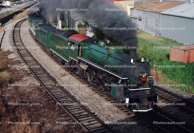 SOU 4501, 2-8-2 Mikado steam locomotive, New Orleans, November 1985