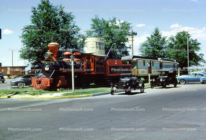 Pioneer Train, Fontier Village, Western Village, 1950s