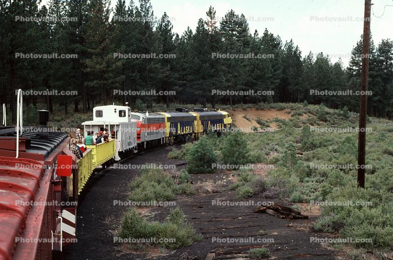 Excursion Train Ride,  Portola, August 1987