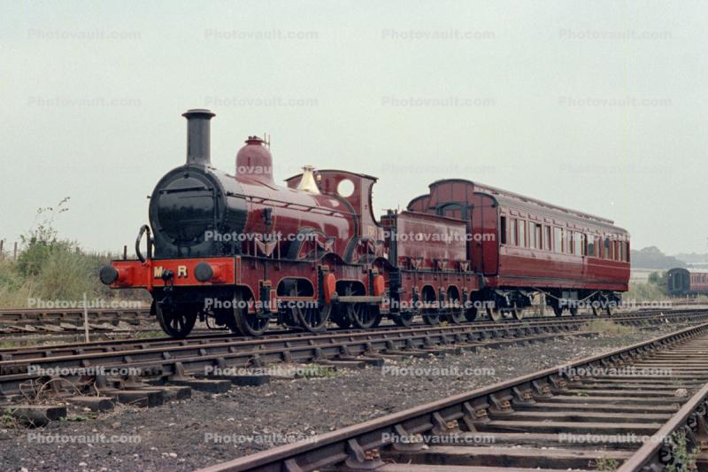 MR 158A, 2-4-0, Midland Railway 156 Class with Railcar