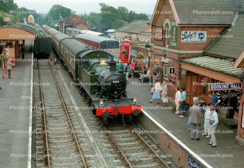 4566, Bewdley Railway Station, Depot, Passenger Railcars, Severn Valley Railway, Worcestershire