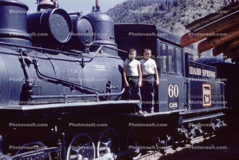 Idaho Springs, Two Boys, Jeans, Burlington Route