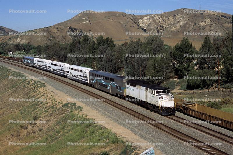 SCAX 868, Metrolink, EMD F59PH, Commuter Locomotive, Corona California
