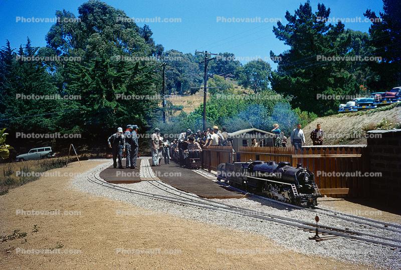 Platform, Live Steamers, Griffith Park, 1950s