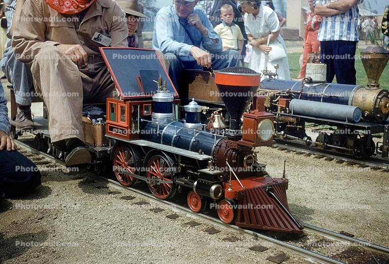 Lulu 1864, 4-4-0, Live Steamers, Griffith Park, 1950s