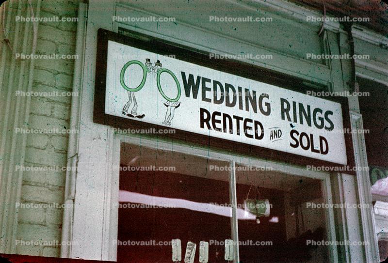 Wedding Rings Rented and Sold, Virginia City Nevada