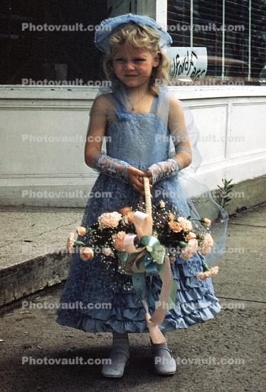 Girl with Rose Basket, 1950s