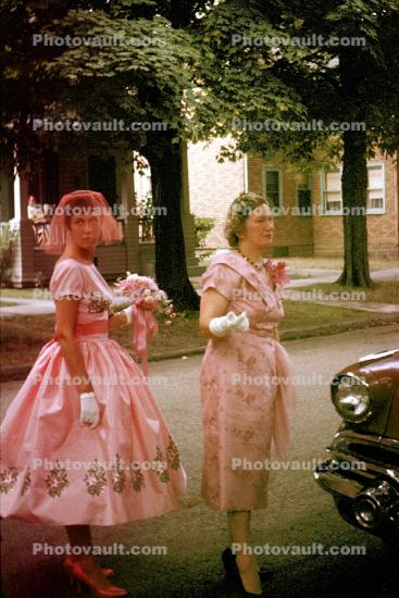 bridesmaids, 1950s