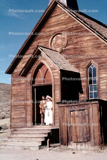 Wedding at Bodie Ghost Town, Church