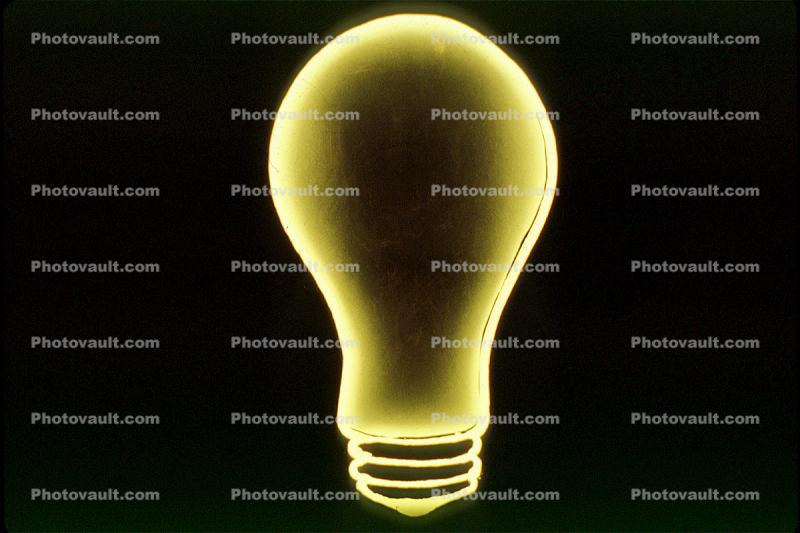 Light Bulb, Blank Area for Titles