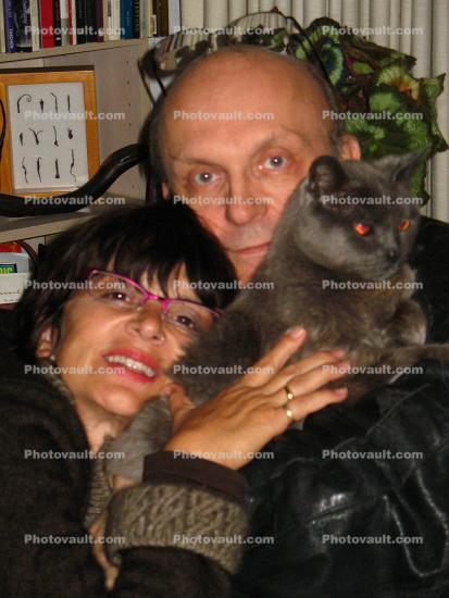 Beata and Me with Cat