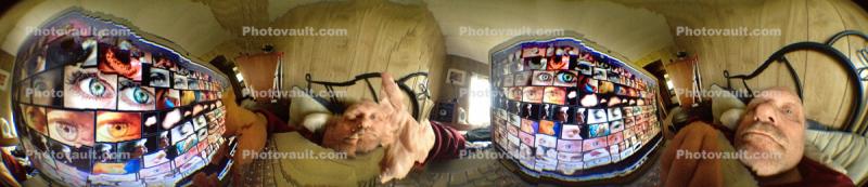 distortoflex, 700 degree panorama, Images in Globes and Grids