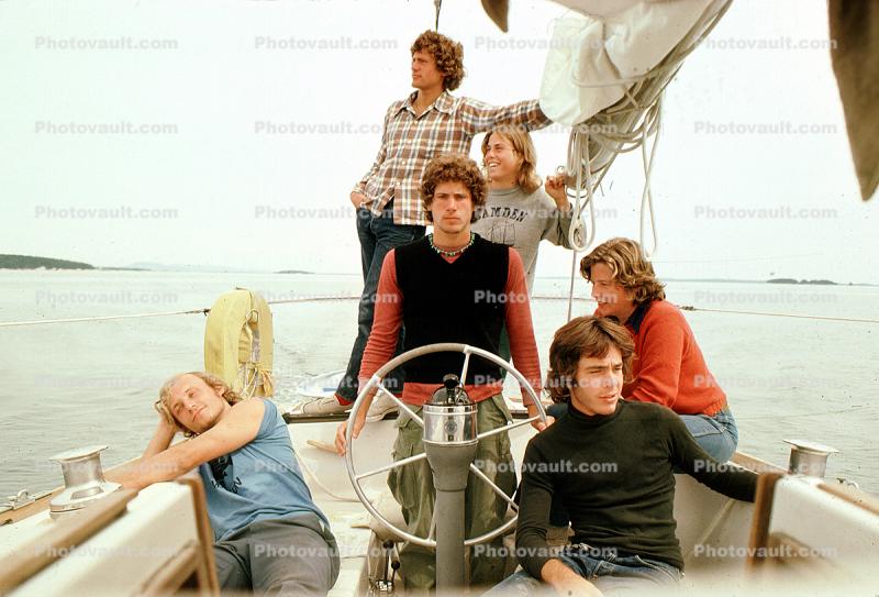 sailing to Canada on the Intuition, 1974, 1970s