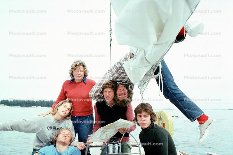 sailing to Canada on the Intuition, 1974, 1970s