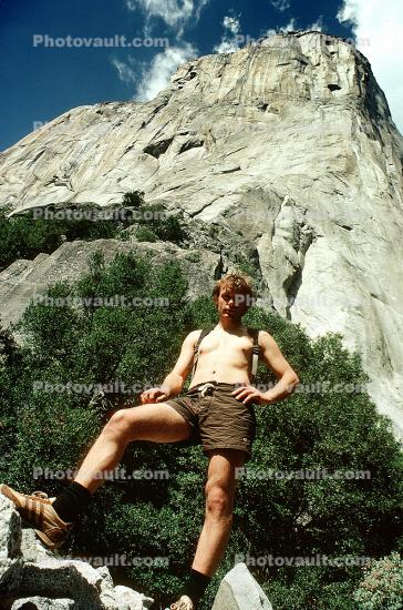 Yee Ole Dawg under El Capitan, 1976, Granite Cliff, 1970s