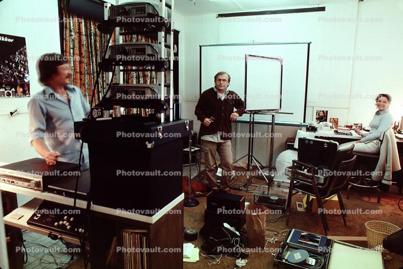 the Original WKPI studios, San Francisco, 1980, 1980s