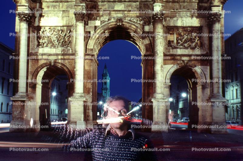 Munich, 1981, selfie, 1980s