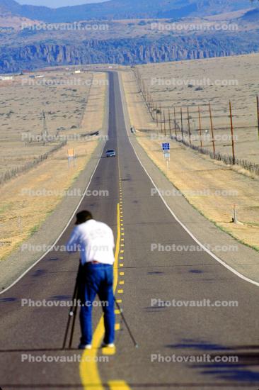 Vanishing Point, Highway 118, near Davis Texas, 27 March 1993