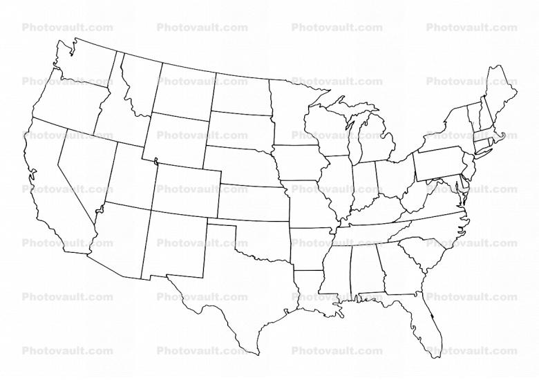 Lower Forty Eight, United States of America, USA, Continental