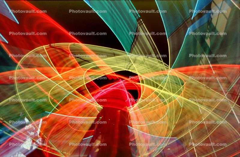 Quantum Loops of Light, spirals of color, orbits