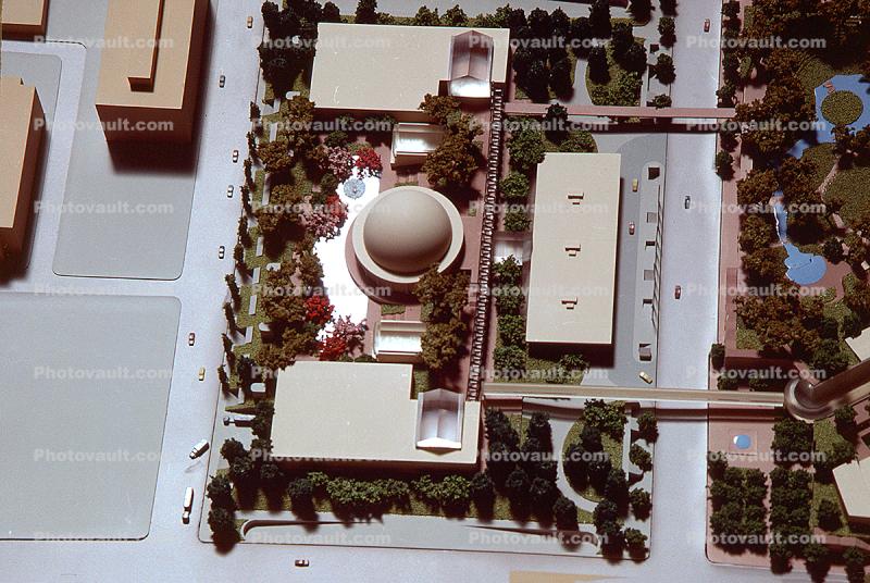 Architectural Model of the proposed Yerba Buena Gardens