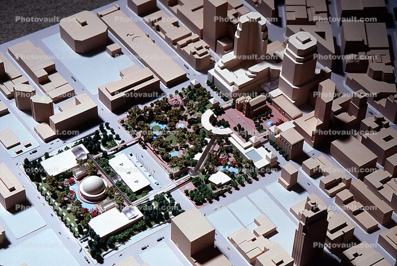 Architectural Model of the proposed Yerba Buena Gardens