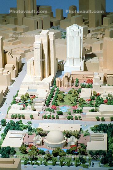 Architectural Model of the proposed Yerba Buena Gardens
