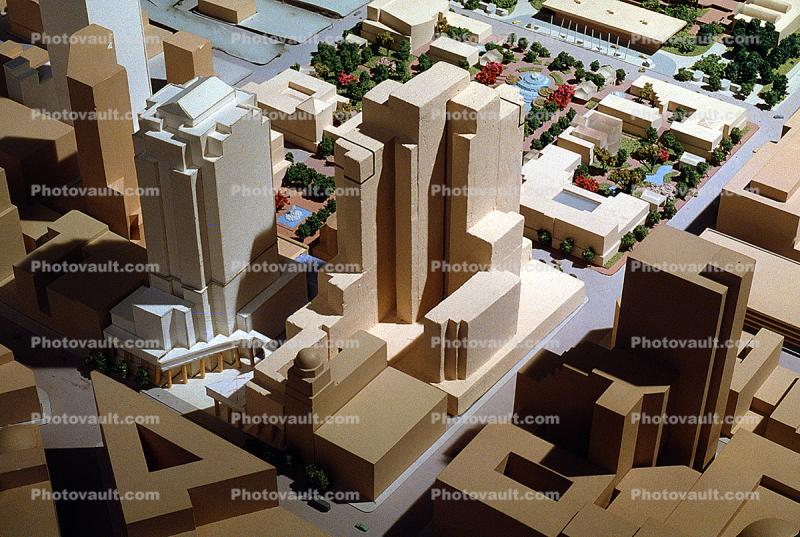 Architectural Model of the proposed Yerba Buena Gardens