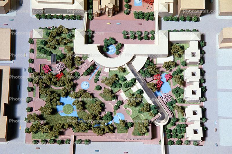 Architectural Model of the proposed Yerba Buena Gardens