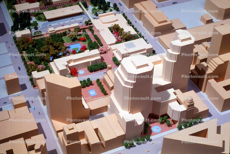 Architectural Model of the proposed Yerba Buena Gardens