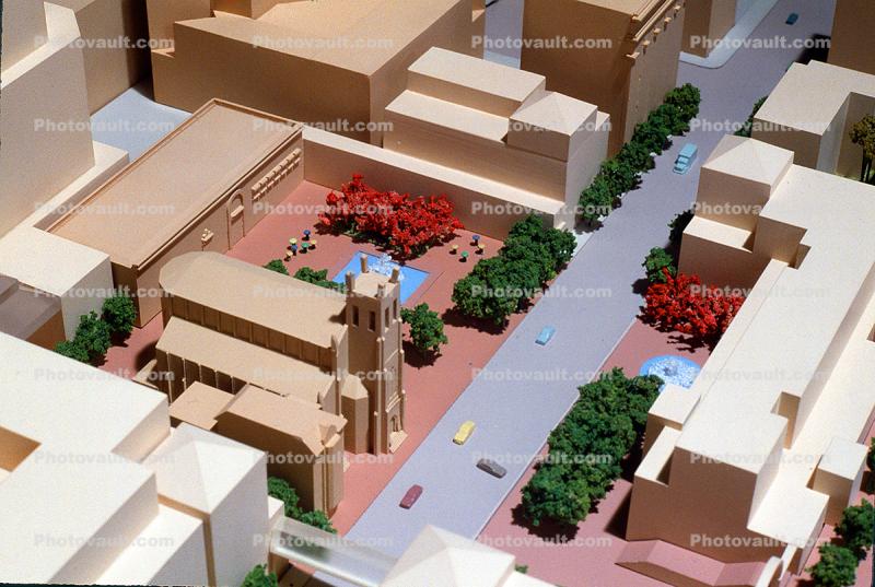 Architectural Model of the proposed Yerba Buena Gardens