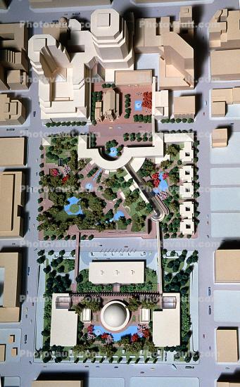 Architectural Model of the proposed Yerba Buena Gardens