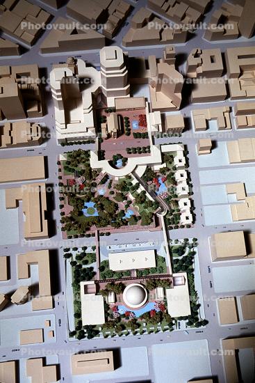 Architectural Model of the proposed Yerba Buena Gardens