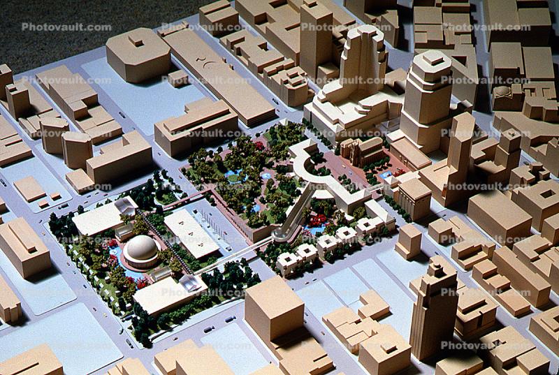 Architectural Model of the proposed Yerba Buena Gardens